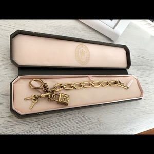 Juicy couture gold lock bracelet